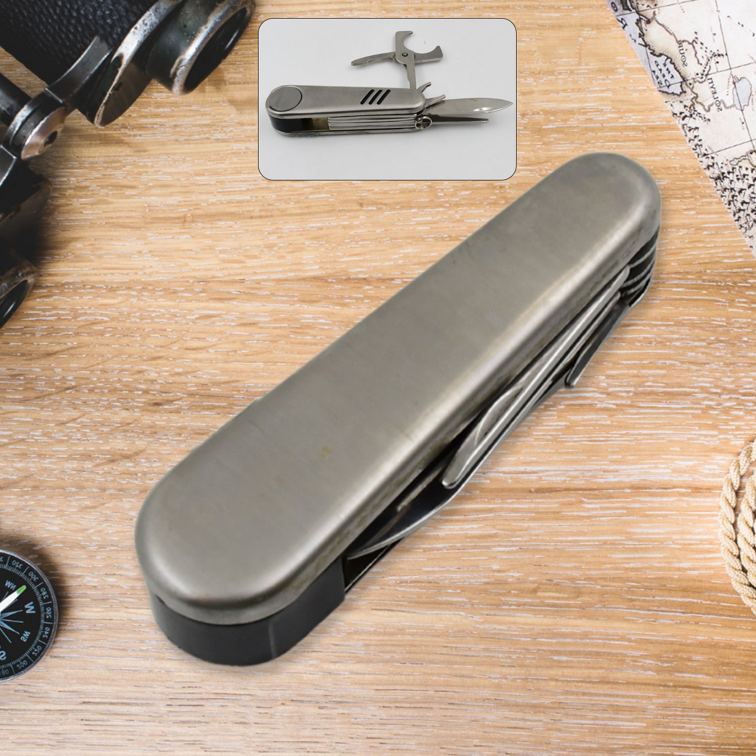 Multi Function Pocket Tools Chest Knife (1 Pc) - Shivani Jaswal Multi Function Pocket Tools Chest Knife (1 Pc)