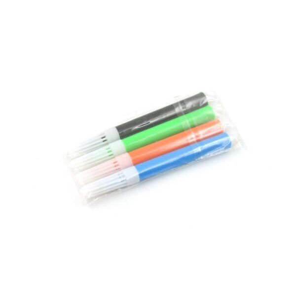 4-Piece Waterproof Marker Pen Art Set for DIY Crafts, Kids & Artists