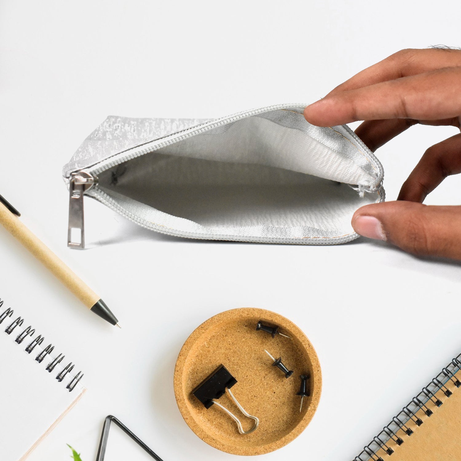 Reusable Multipurpose Washable Pouch Pen Stationary Case (1 Pc) - Shivani Jaswal Reusable Multipurpose Washable Pouch Pen Stationary Case (1 Pc)