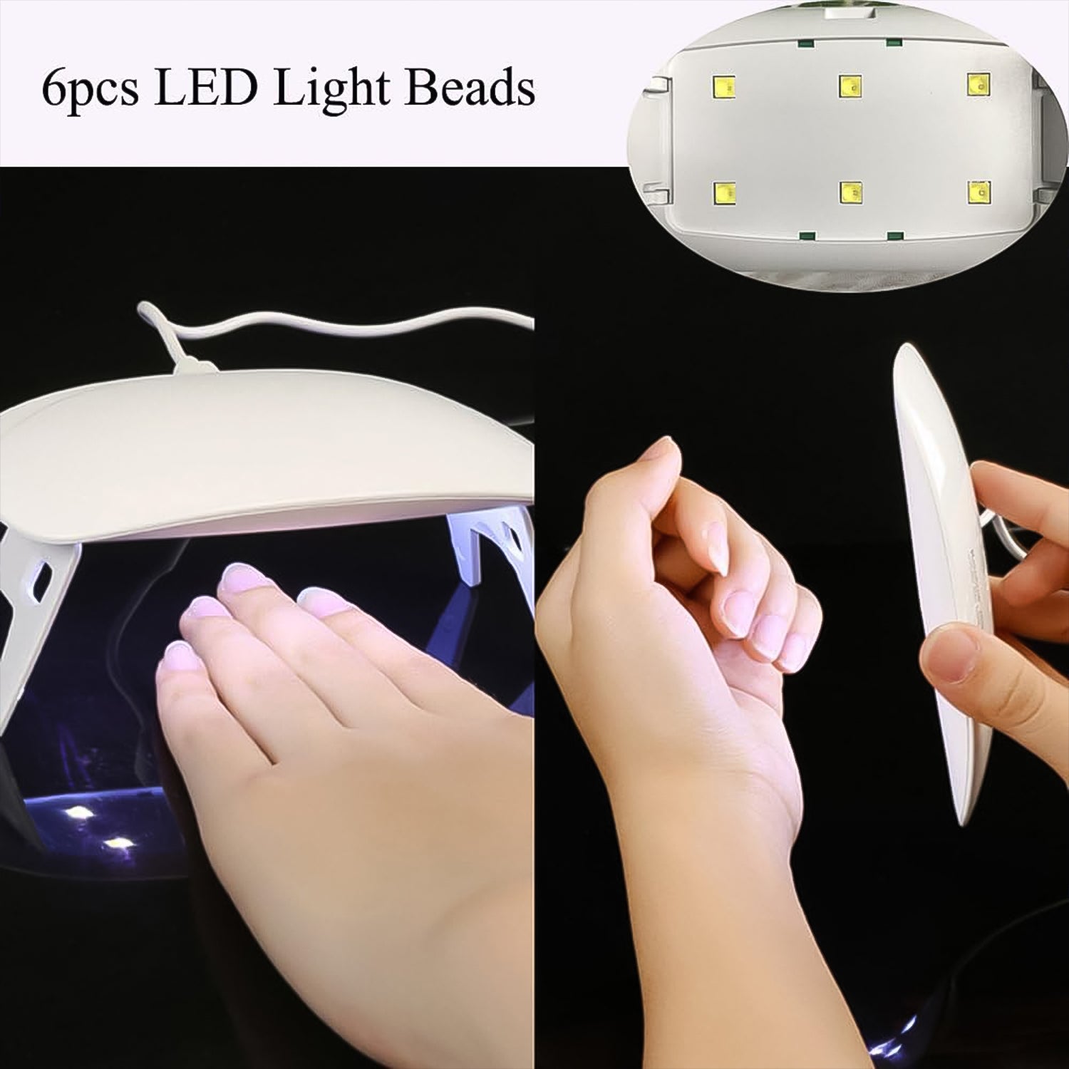 UV LED Lamp Nail Dryer Mini Portable Nail Lamp Professional (1 Pc) - Shivani Jaswal UV LED Lamp Nail Dryer Mini Portable Nail Lamp Professional (1 Pc)