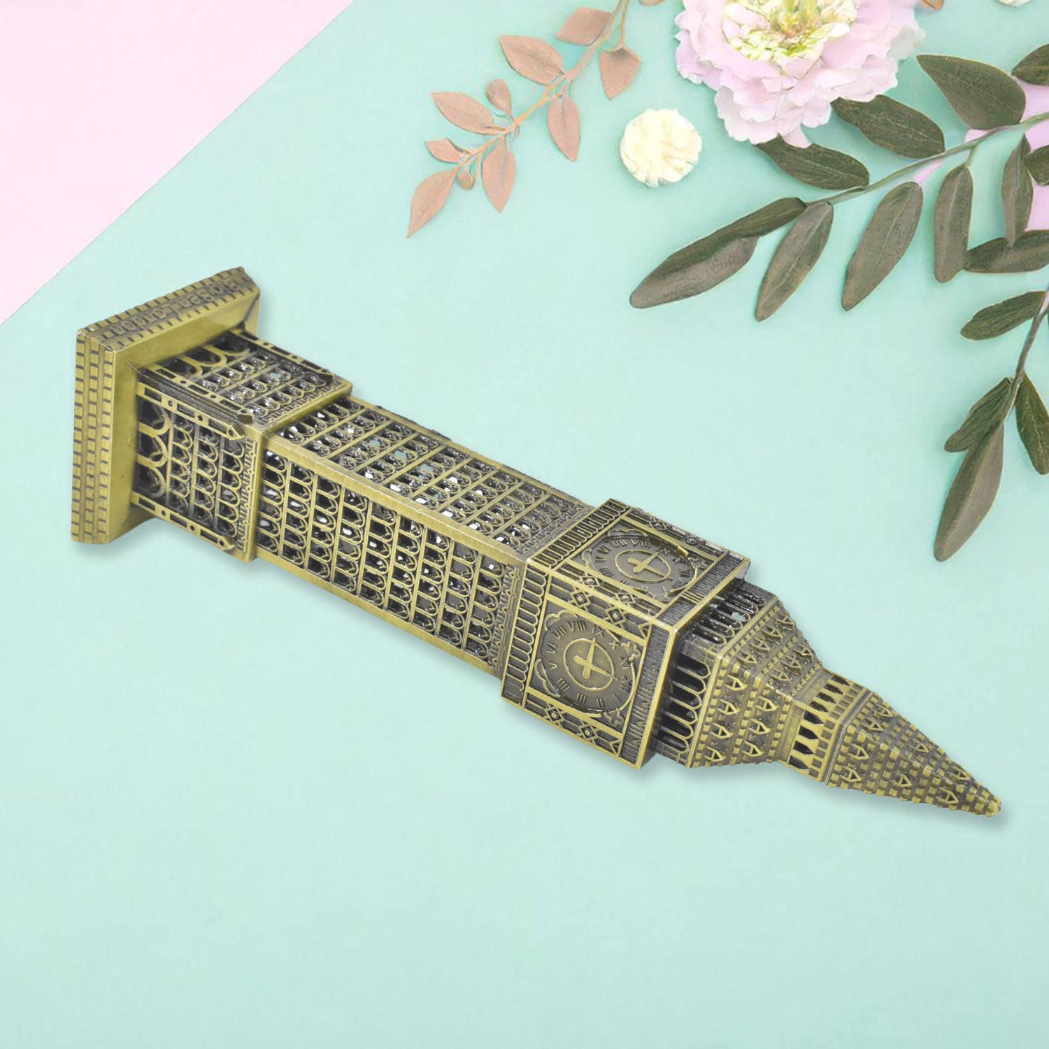 Big Ben London Clock Tower Miniature Metal Statue - Elegant Home Decor and Perfect Gifting Option - Shivani Jaswal Big Ben London Clock Tower Miniature Metal Statue - Elegant Home Decor and Perfect Gifting Option