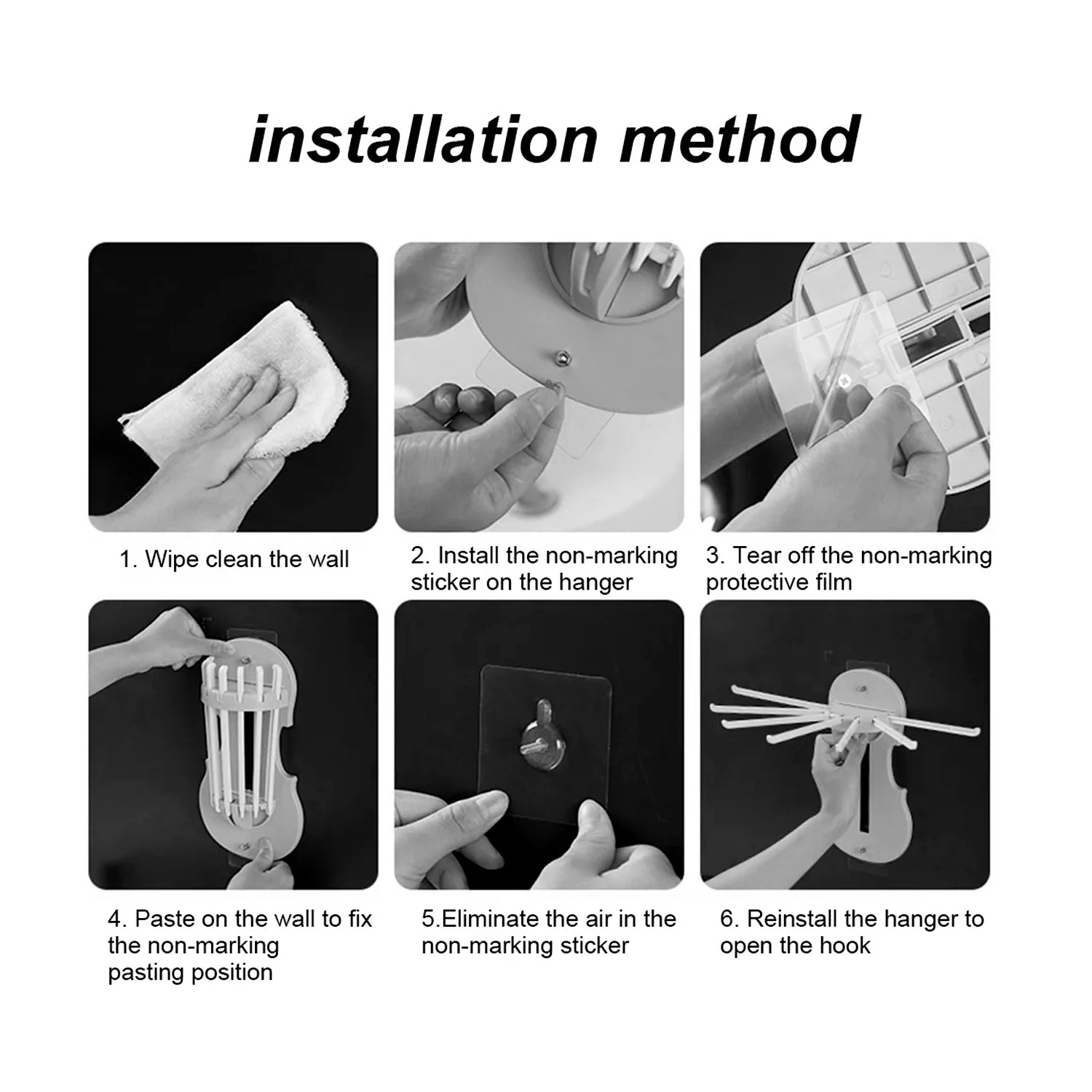 Plastic 7-in-1 Multifunction Retractable Wall-Mounted Pull-Out Hanger Rack Without Punching Hooks Up for Kitchen Bathroom - Shivani Jaswal Plastic 7-in-1 Multifunction Retractable Wall-Mounted Pull-Out Hanger Rack Without Punching Hooks Up for Kitchen Bathroom