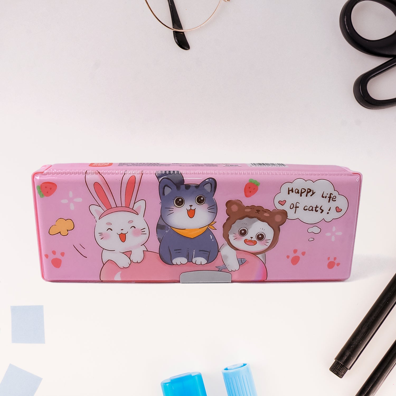 Magnetic Pencil Case / Compass Box With Sharpener (1 Pc) - Shivani Jaswal Magnetic Pencil Case / Compass Box With Sharpener (1 Pc)