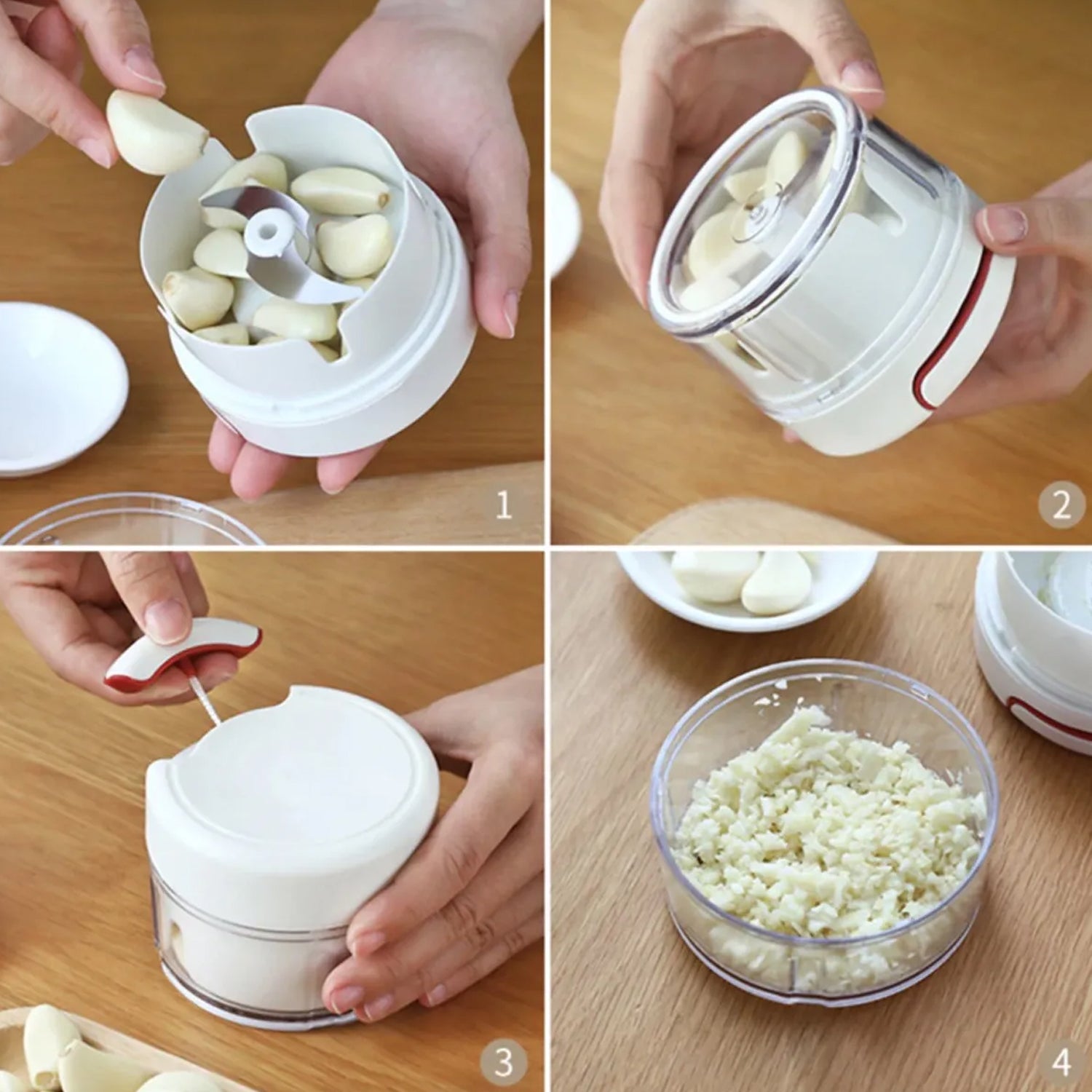 Manual Mini Food Processor Vegetable Chopper Hand Pull String Onion Chopper (1 Pc) - Shivani Jaswal Manual Mini Food Processor Vegetable Chopper Hand Pull String Onion Chopper (1 Pc)