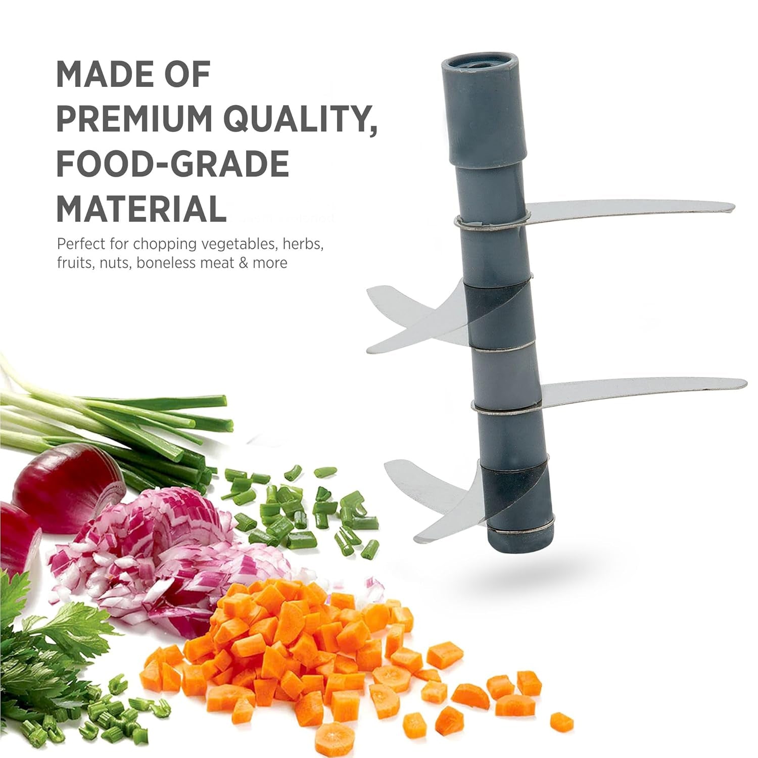 2in1 Press Vegetable Choppers for Kitchen (1100 ML) - Shivani Jaswal 2in1 Press Vegetable Choppers for Kitchen (1100 ML)