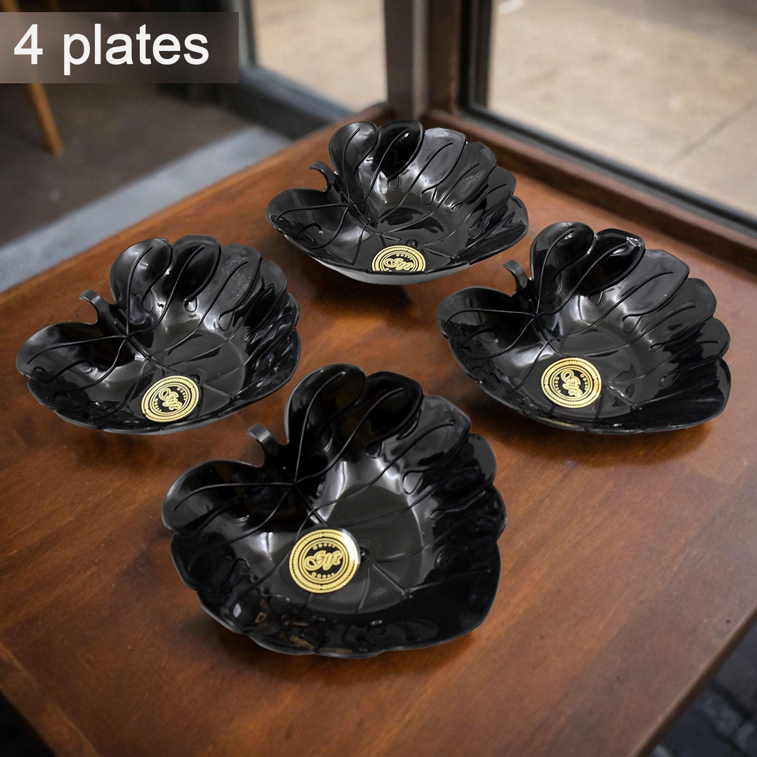A One Ceramic Tea / cups / Mug Set With Leaf Shape Serving Bowl (8 Pcs set) - Shivani Jaswal A One Ceramic Tea / cups / Mug Set With Leaf Shape Serving Bowl (8 Pcs set)
