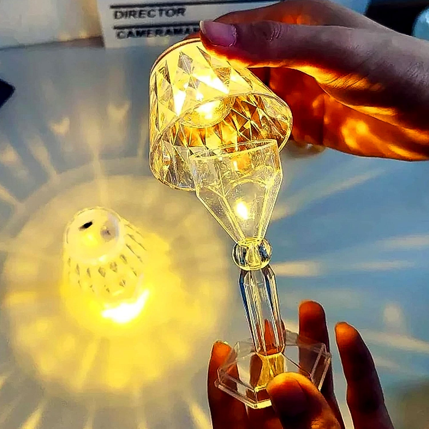 LED Table Lamp Mini Projection Lamp for Night Light (1 Pc) - Shivani Jaswal LED Table Lamp Mini Projection Lamp for Night Light (1 Pc)