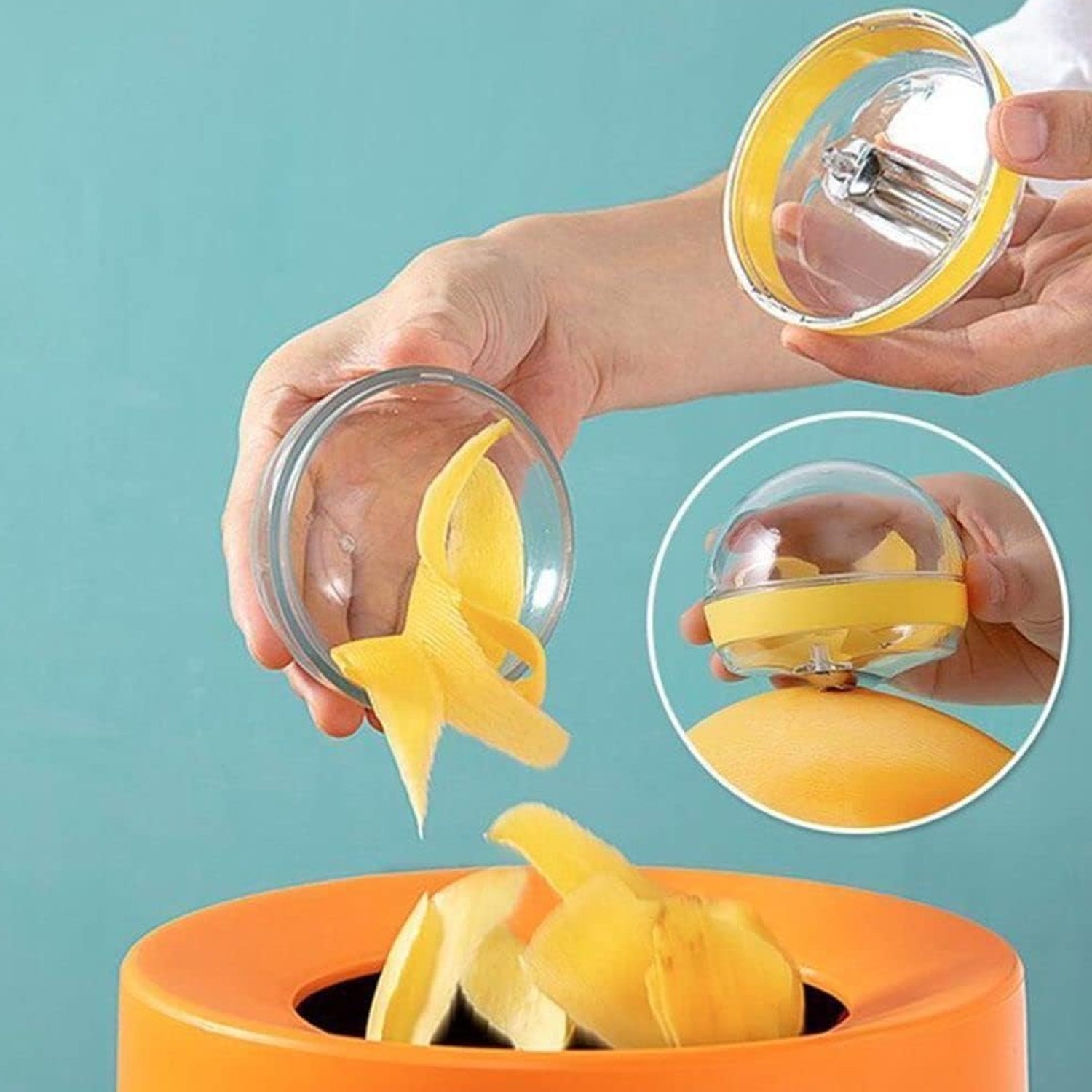 Multifunctional Round Peeler with Removable Storage – Washable Vegetable & Fruit Peeler for Kitchen (1 Pc / Mix Color) - Shivani Jaswal Multifunctional Round Peeler with Removable Storage – Washable Vegetable & Fruit Peeler for Kitchen (1 Pc / Mix Color)