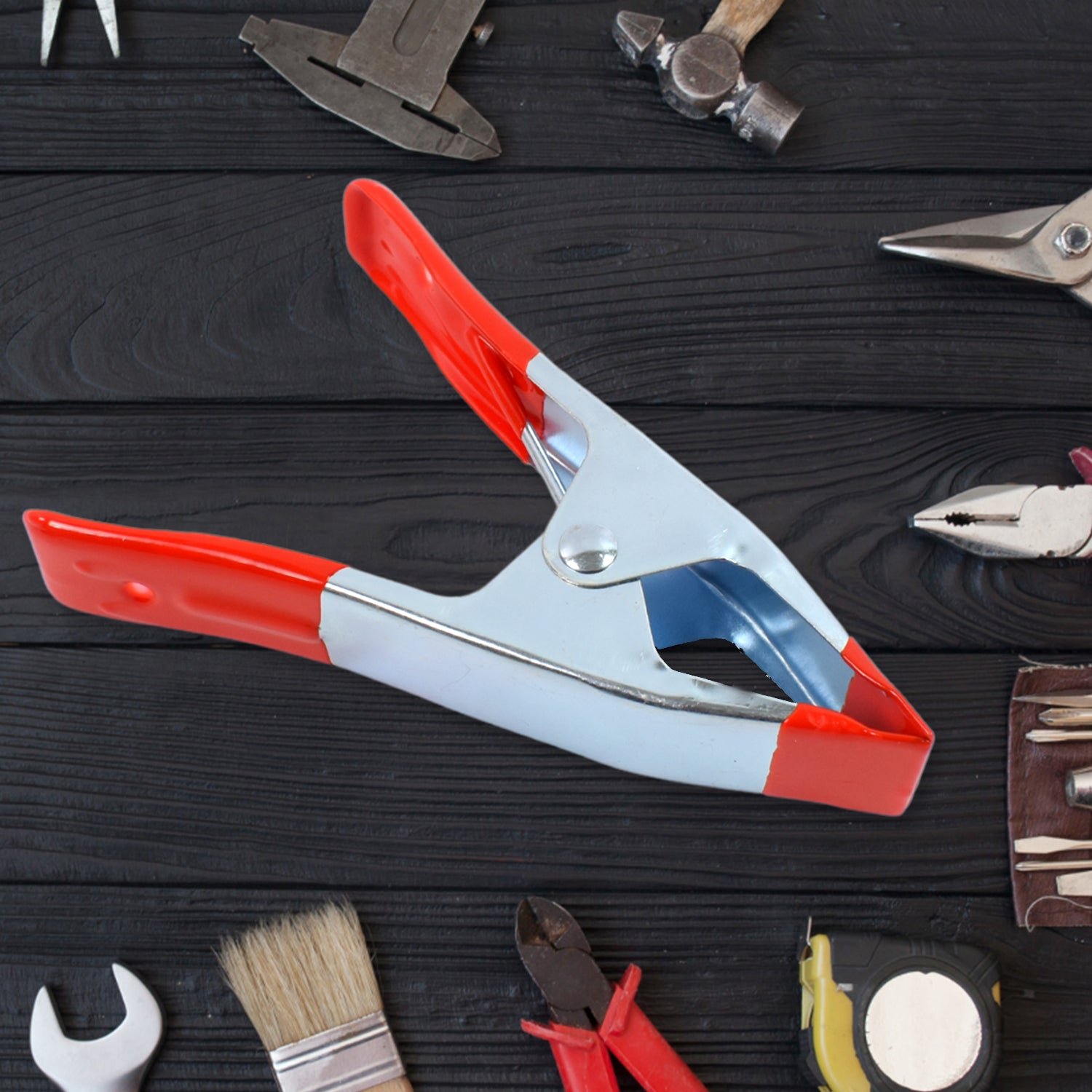 4 Inch Heavy Duty Spring Metal Spring Clamps (2 Pc Set) - Shivani Jaswal 4 Inch Heavy Duty Spring Metal Spring Clamps (2 Pc Set)