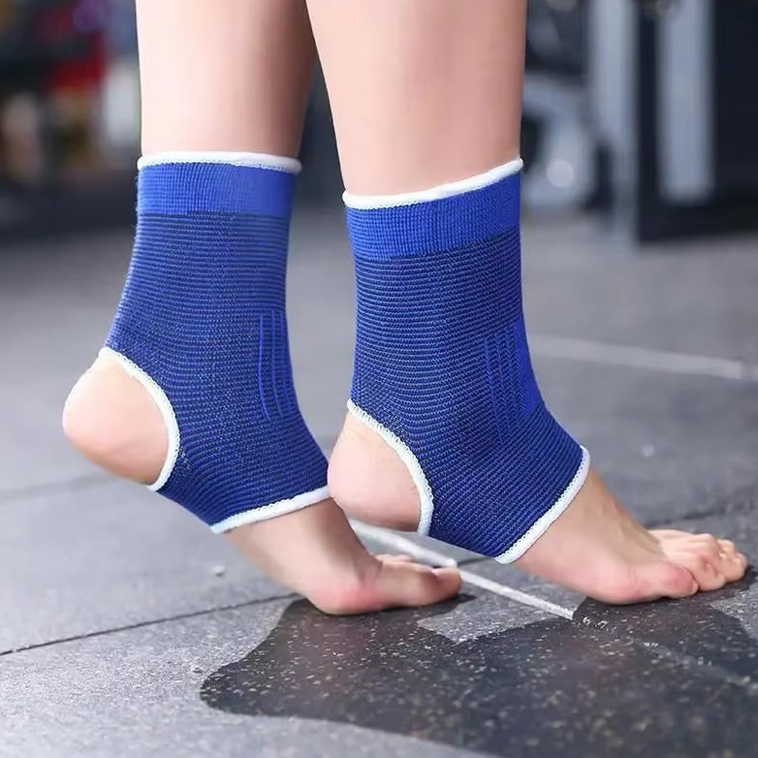 Ankle Support Brace Cap Wrap Pad (1 Pair / With Card Packing) - Shivani Jaswal Ankle Support Brace Cap Wrap Pad (1 Pair / With Card Packing)