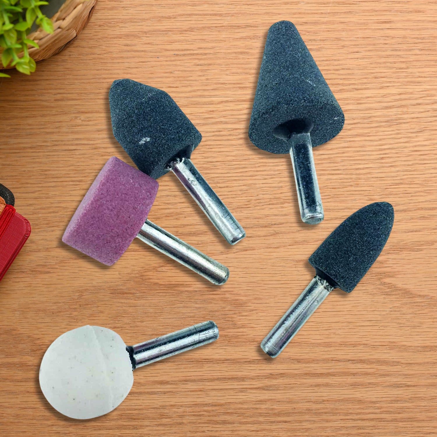 Abrasive Mounted Stone Grinding Wheel Head Grinding Burr Wheel Rotary Tools Set 5 Pcs - Shivani Jaswal Abrasive Mounted Stone Grinding Wheel Head Grinding Burr Wheel Rotary Tools Set 5 Pcs