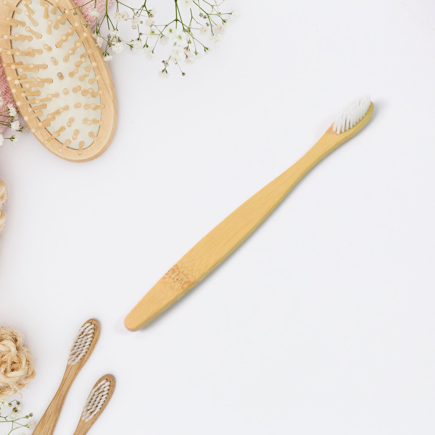 Wooden / Bamboo Brush Toothbrush Ultra Soft Bristles (1 Pc) - Shivani Jaswal Wooden / Bamboo Brush Toothbrush Ultra Soft Bristles (1 Pc)