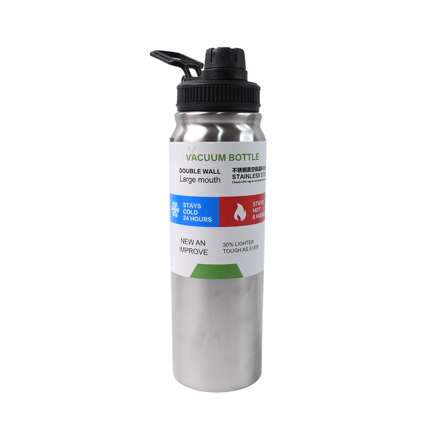 Stainless Steel Double Wall Vacuum-Insulated Drink Water Bottle (800 ML) - Shivani Jaswal Stainless Steel Double Wall Vacuum-Insulated Drink Water Bottle (800 ML)
