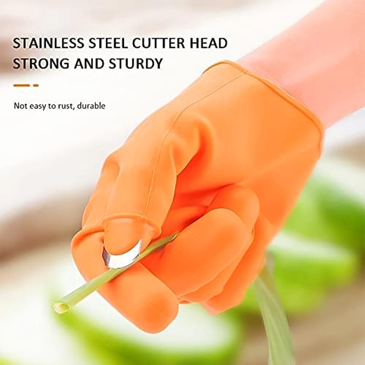 Right-Handed Silicone Thumb Cutter Gloves (1Pc) - Shivani Jaswal Right-Handed Silicone Thumb Cutter Gloves (1Pc)