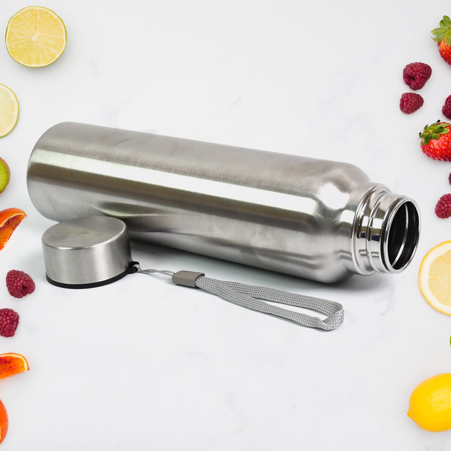 Stainless Steel Vacuum-Insulated Drink Water Bottle (1000 ML) - Shivani Jaswal Stainless Steel Vacuum-Insulated Drink Water Bottle (1000 ML)