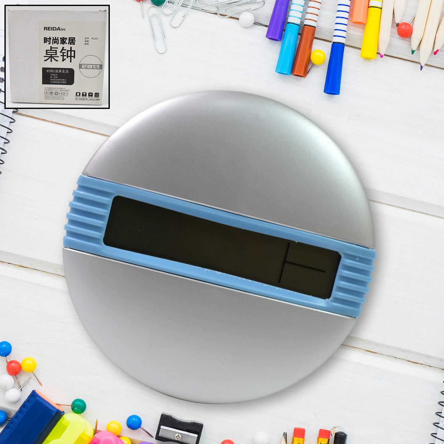 Minimalist Desktop Alarm Clock – Simple Design, Powerful Function (1 Pc) - Shivani Jaswal Minimalist Desktop Alarm Clock – Simple Design, Powerful Function (1 Pc)