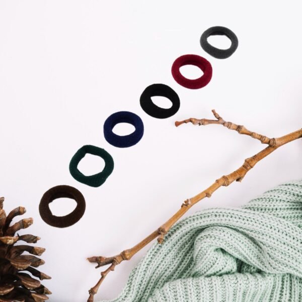 Small Ponytail Holder Bands for Hair Rubber Bands (Pack of 50 / Multicolour), Hair accessories