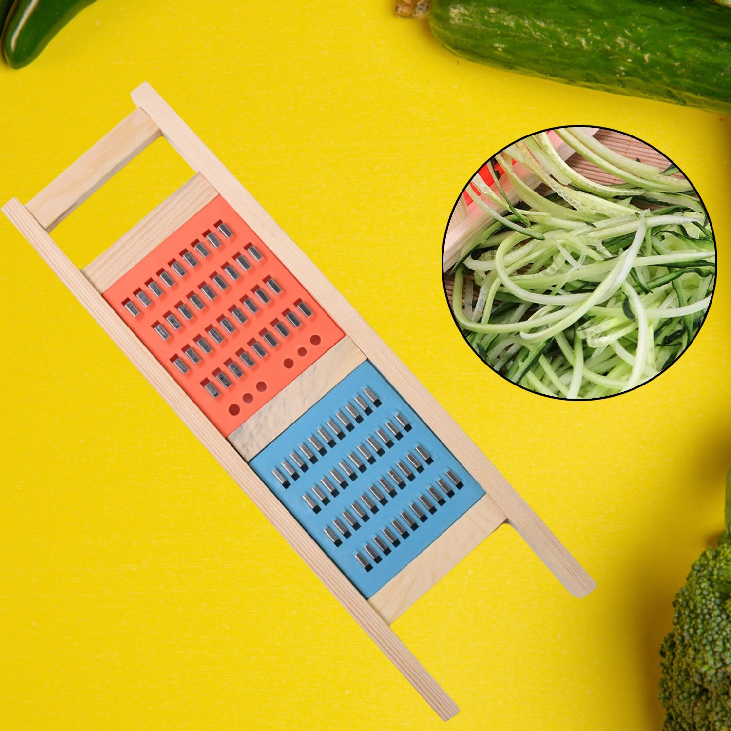 Stainless Steel Food Chopper 2-in-1 Vegetable Cutter - Shivani Jaswal Stainless Steel Food Chopper 2-in-1 Vegetable Cutter