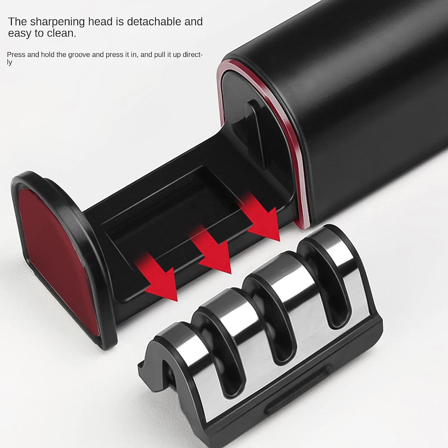 3-Stage Knife Sharpener, Knife grinder Three-sided blade for both water (1 Pc) - Shivani Jaswal 3-Stage Knife Sharpener, Knife grinder Three-sided blade for both water (1 Pc)