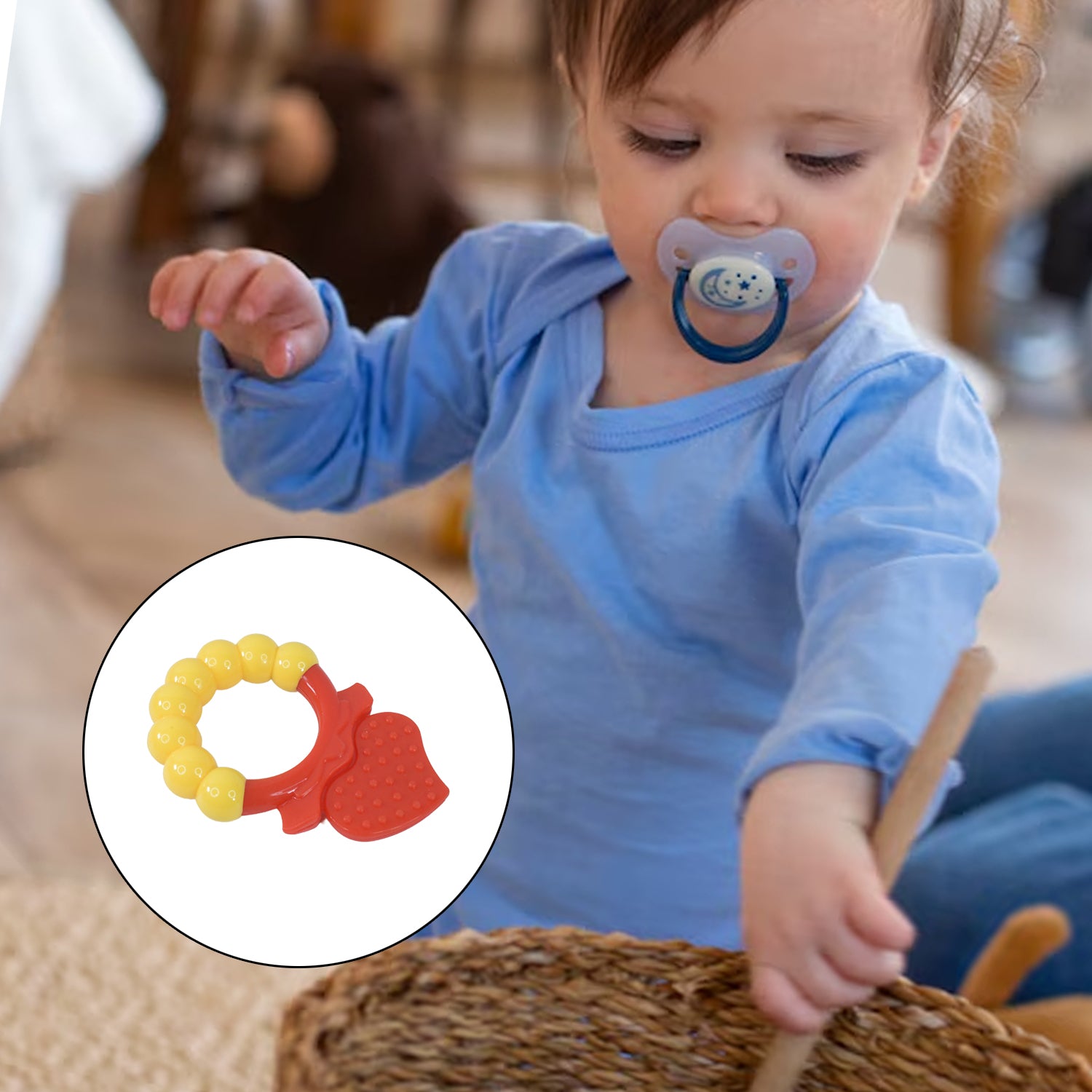Silicone Baby Teething Toys (1 Pc / Mix Design) - Shivani Jaswal Silicone Baby Teething Toys (1 Pc / Mix Design)