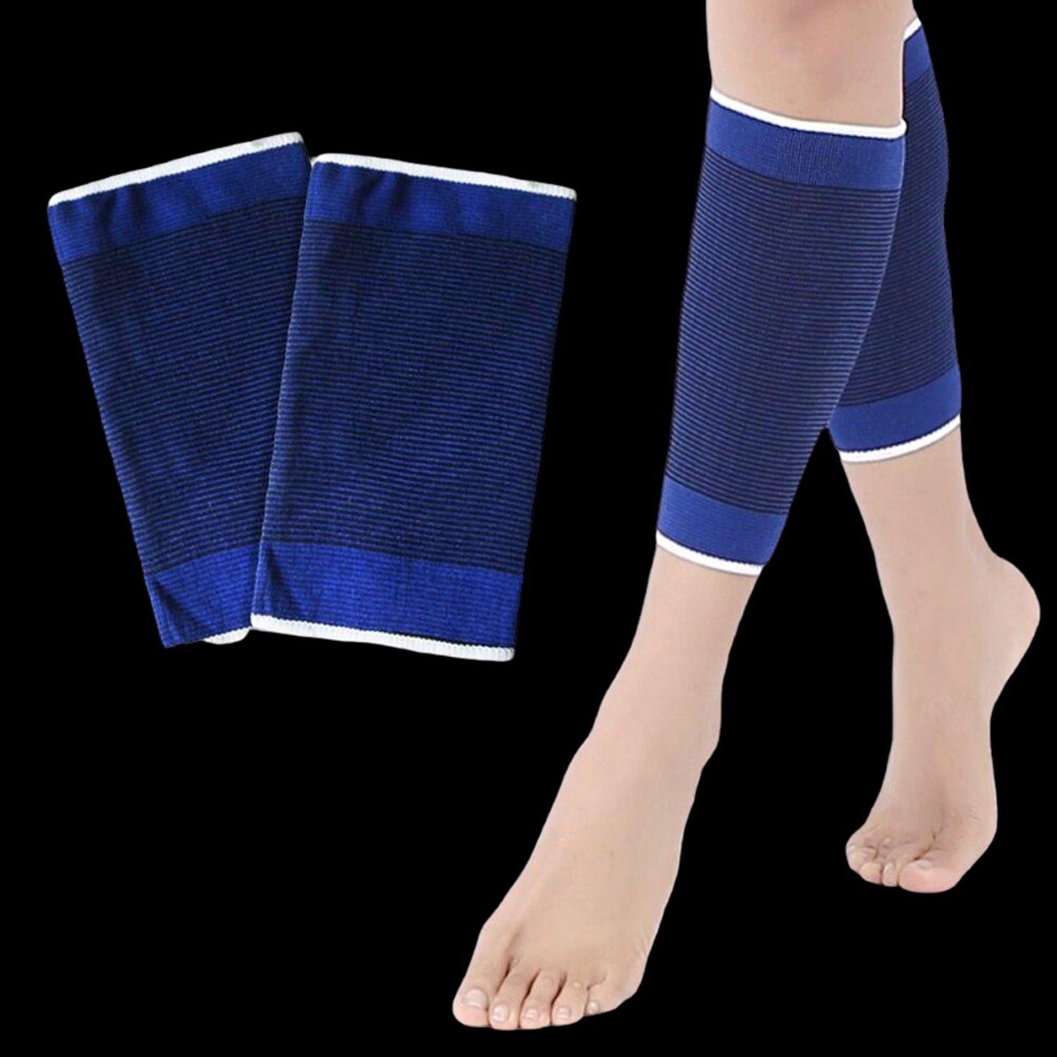 Calf support for men pain relief Leg Wrap Calf Brace Compression (1 Pair / With Color Box) - Shivani Jaswal Calf support for men pain relief Leg Wrap Calf Brace Compression (1 Pair / With Color Box)