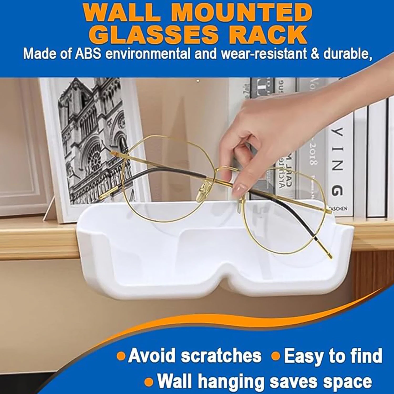 Wall Mounted Sunglasses Holder (4 Pcs Set) - Shivani Jaswal Wall Mounted Sunglasses Holder (4 Pcs Set)