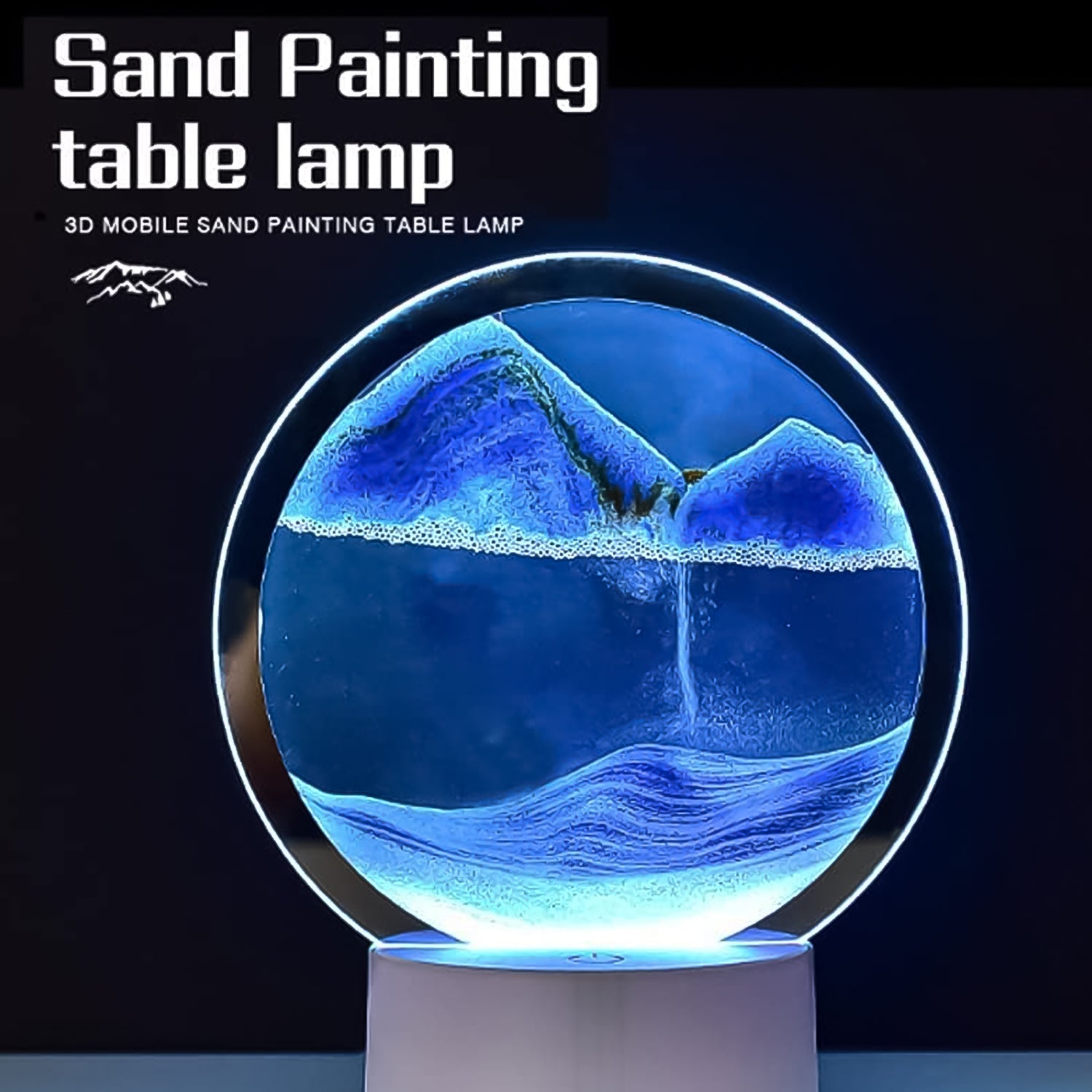 5 Color Light Moving Sand Art Picture (1 Pc) - Shivani Jaswal 5 Color Light Moving Sand Art Picture (1 Pc)