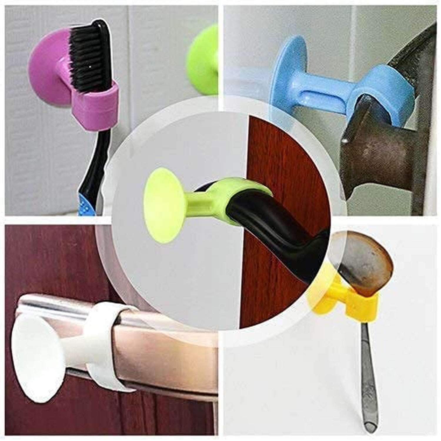 Self-Sucking Silicone Door Stopper (5 Pcs Set) - Shivani Jaswal Self-Sucking Silicone Door Stopper (5 Pcs Set)
