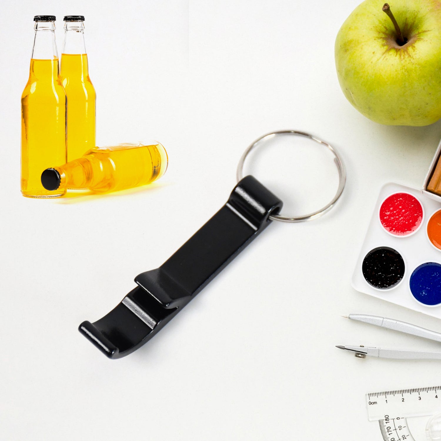 Metal Bottle Opener Keychain (1 Pc) - Shivani Jaswal Metal Bottle Opener Keychain (1 Pc)