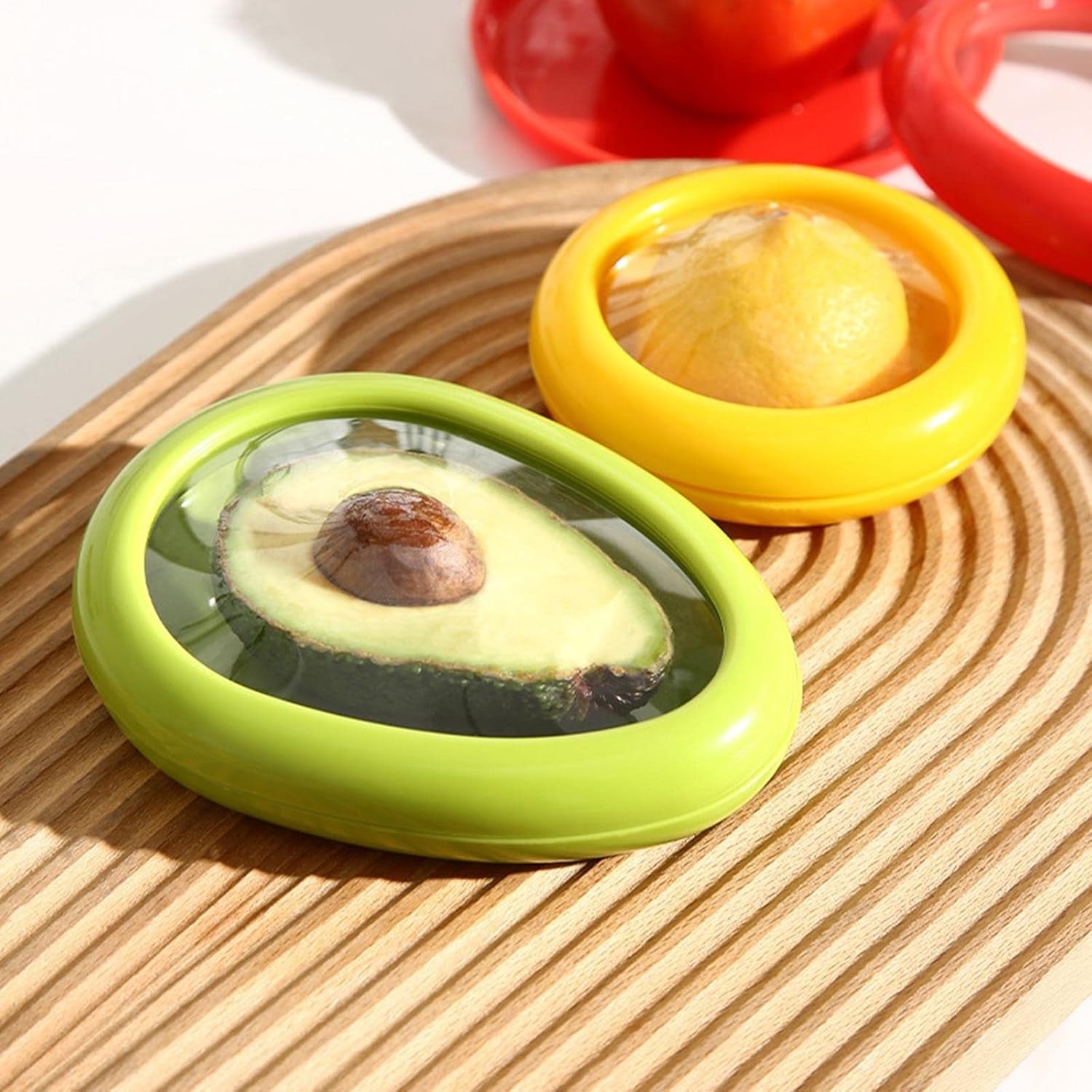Green Oval Shape Vegetable Container Premium Fruits Saver Keeper (1 Pc) - Shivani Jaswal Green Oval Shape Vegetable Container Premium Fruits Saver Keeper (1 Pc)