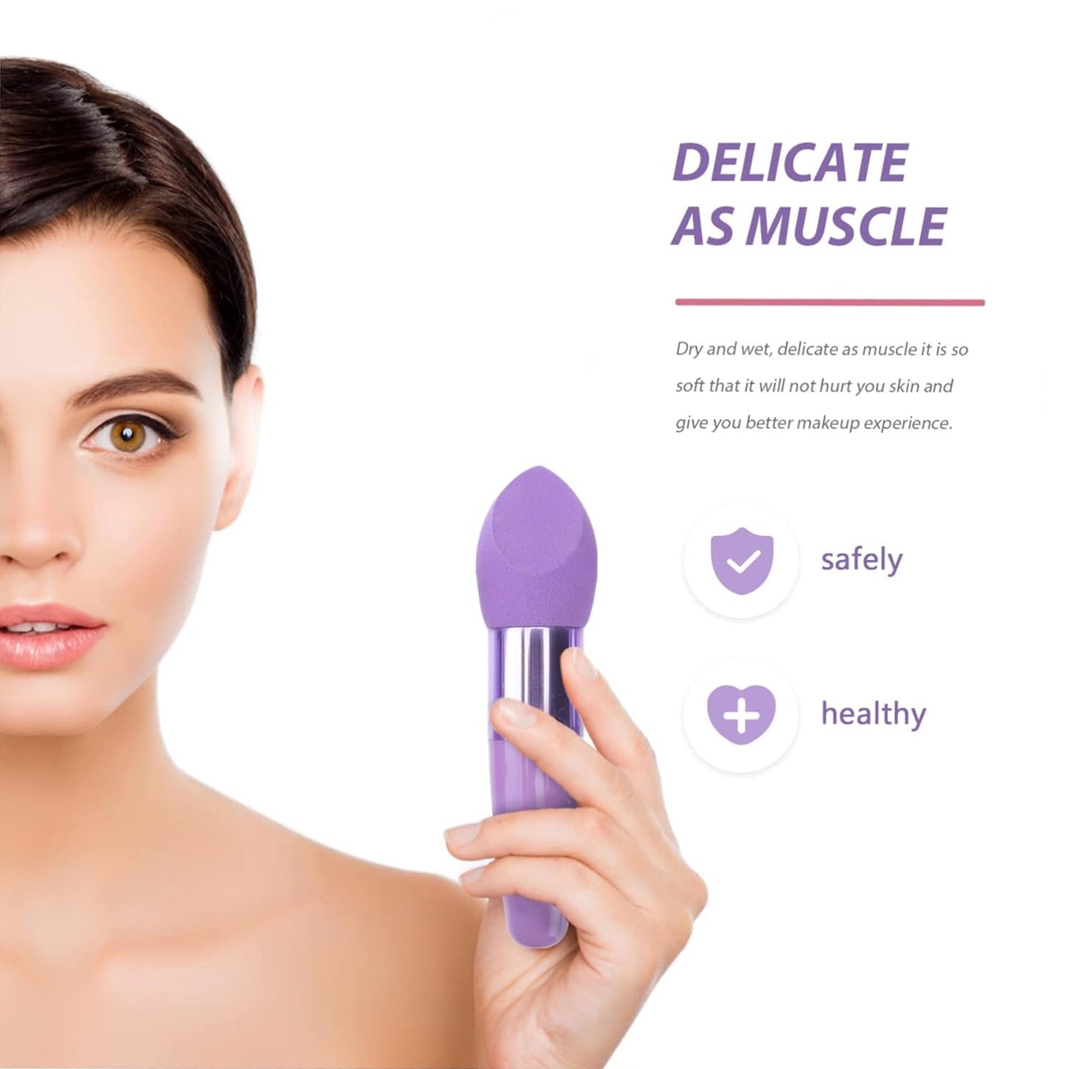 Creative Makeup Pens with Portable Makeup Sponges Blending Sponges (1 Pc) - Shivani Jaswal Creative Makeup Pens with Portable Makeup Sponges Blending Sponges (1 Pc)