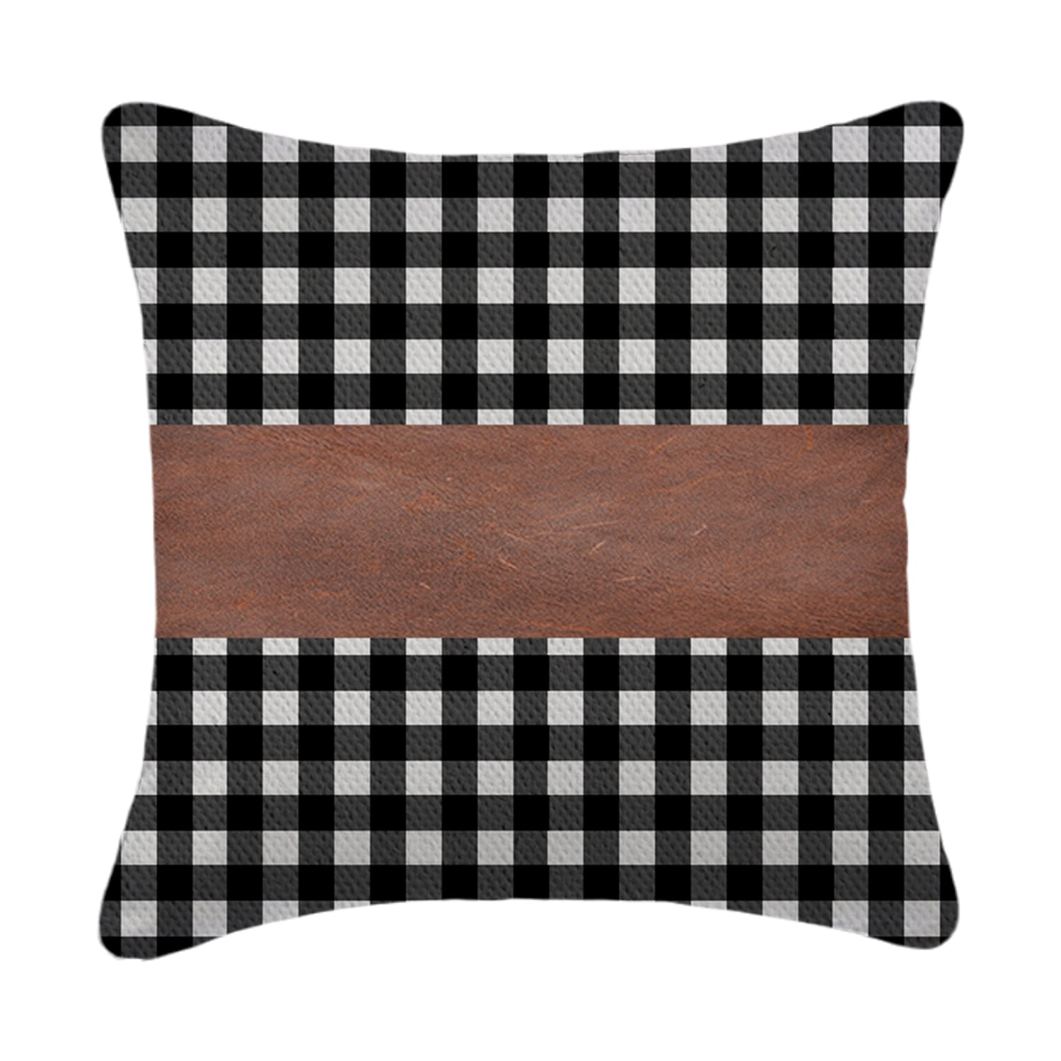 Pillow Covers, Leather & Cotton Cushion Covers (19 × 12 Inch / 1 Pair / 2 Pc) - Shivani Jaswal Pillow Covers, Leather & Cotton Cushion Covers (19 × 12 Inch / 1 Pair / 2 Pc)