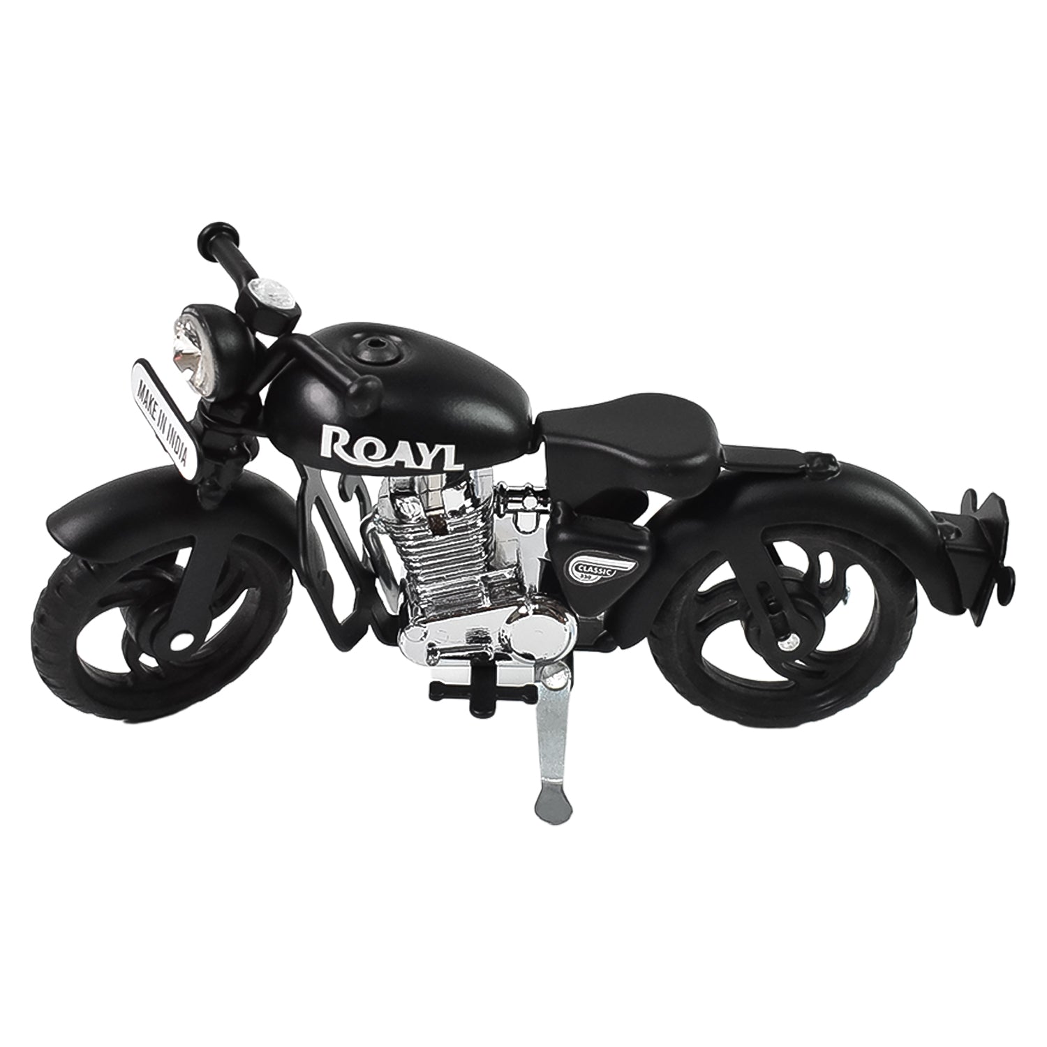Metal Bullet Bike Toy Model for Kids with Side Stand (1 Pc / Mix Color) - Shivani Jaswal Metal Bullet Bike Toy Model for Kids with Side Stand (1 Pc / Mix Color)