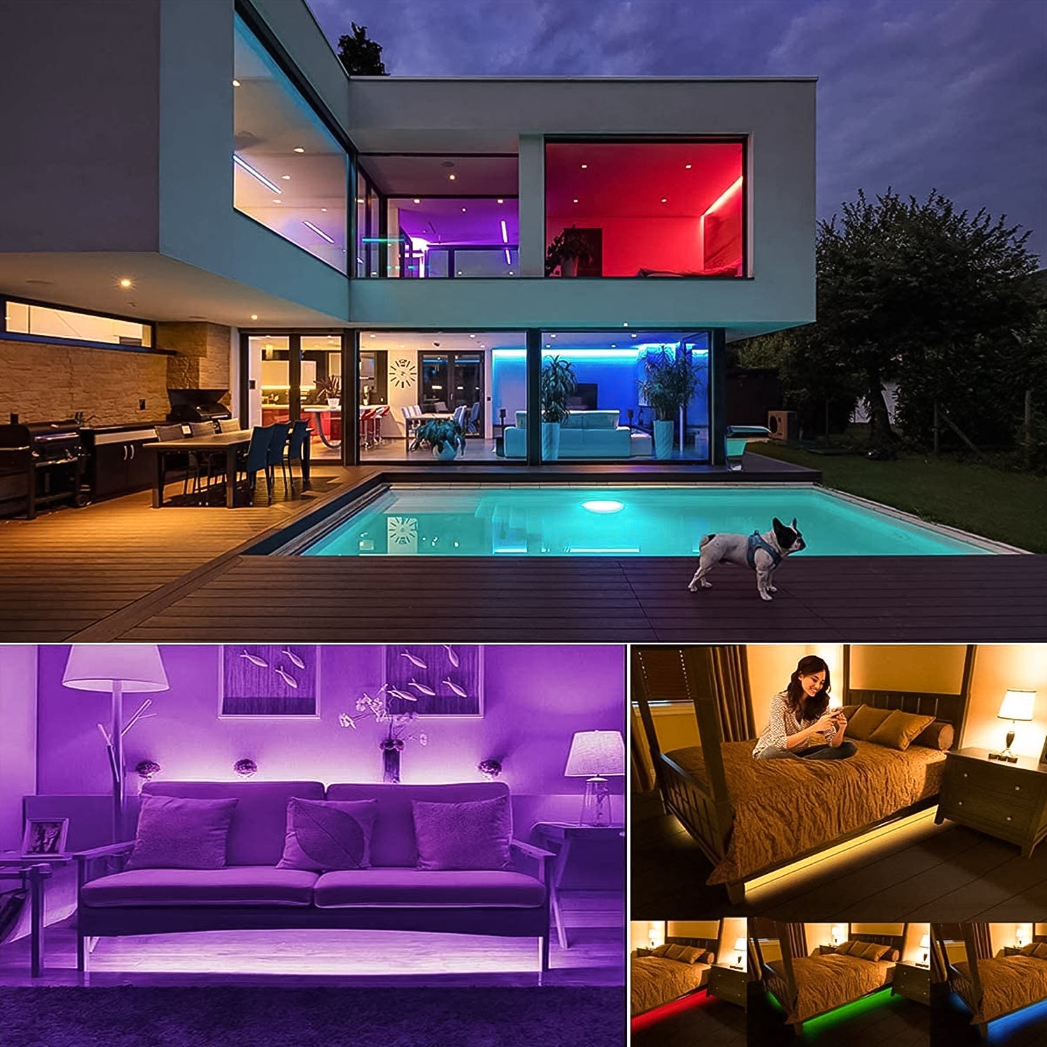 3M RGB LED Strip Lights, LED Mood Lights (1 Set) - Shivani Jaswal 3M RGB LED Strip Lights, LED Mood Lights (1 Set)