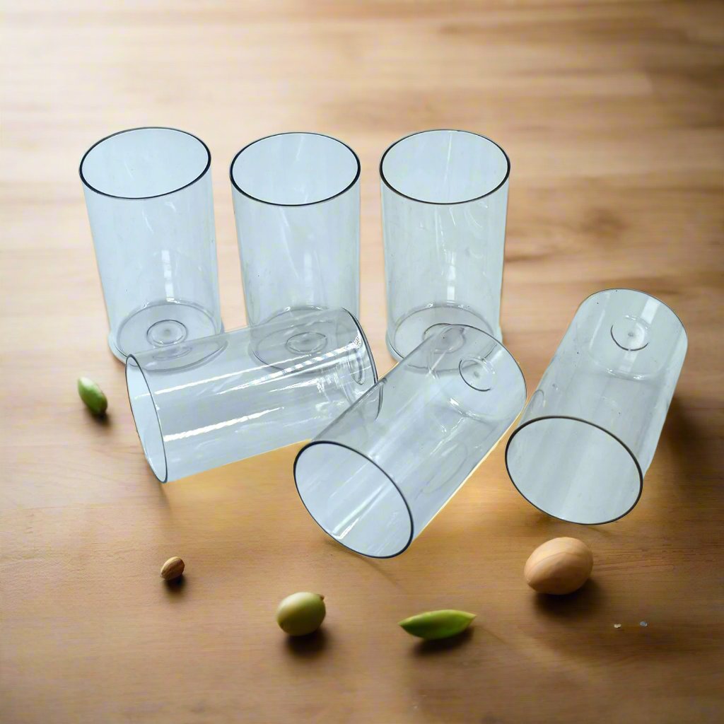 Ganesh Classic Plastic Glass Set of-6 (Each Glass 350ml) - Shivani Jaswal Ganesh Classic Plastic Glass Set of-6 (Each Glass 350ml)