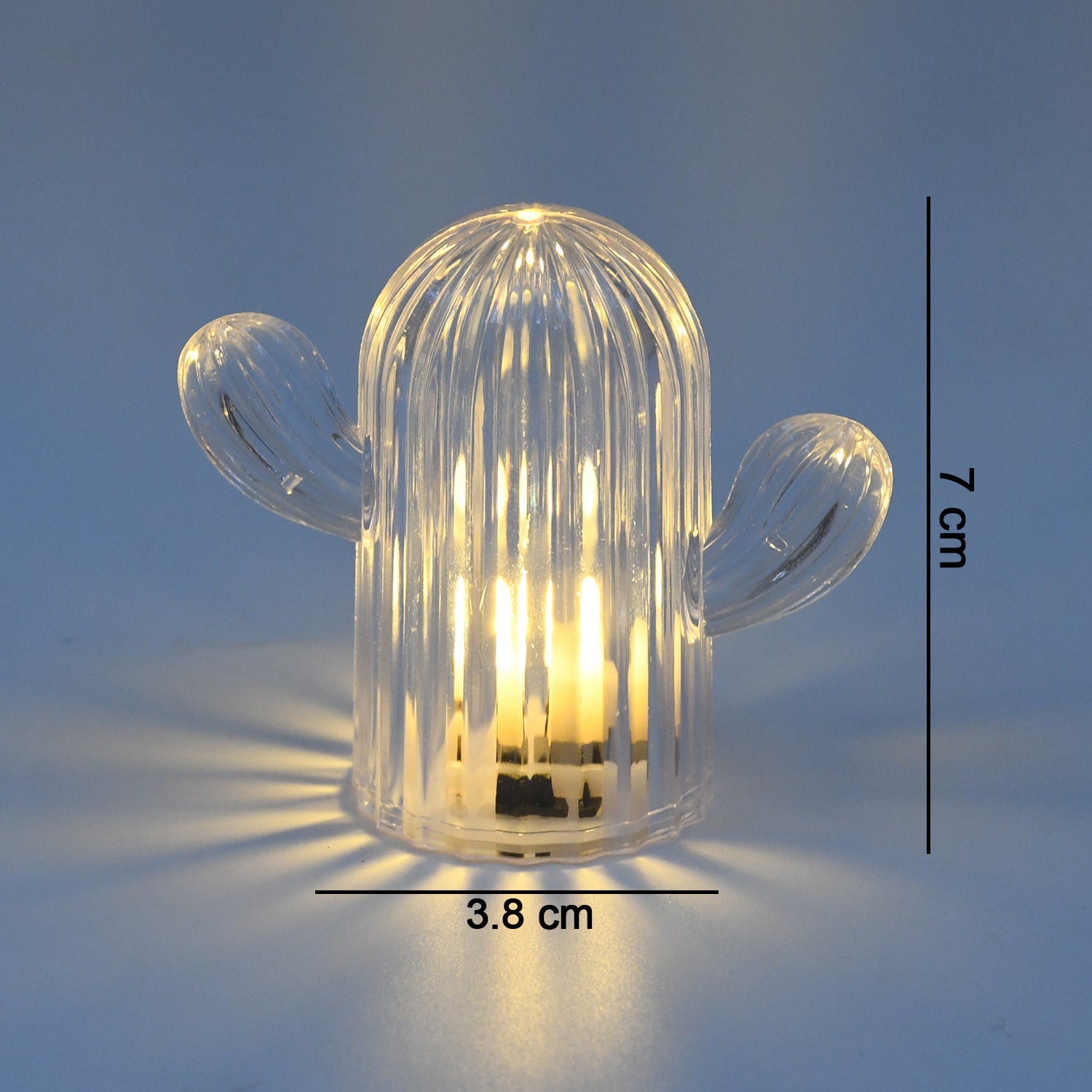 Cute Cactus LED Night Light (Cactus / 1 Pc) - Shivani Jaswal Cute Cactus LED Night Light (Cactus / 1 Pc)