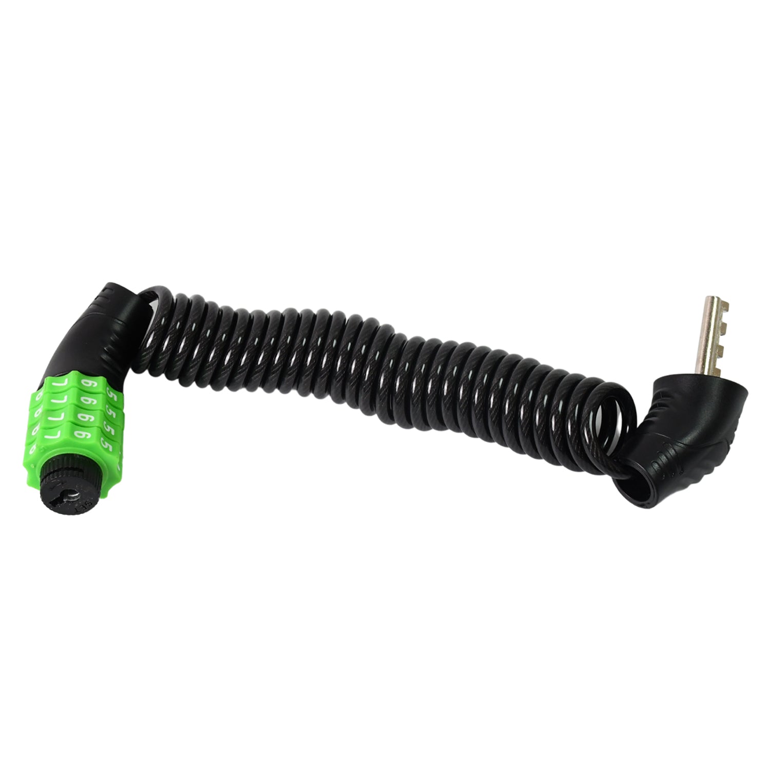 Spiral Cable Lock | 4-Digit Combination Code | Bicycle Security Lock (1 Pc) - Shivani Jaswal Spiral Cable Lock | 4-Digit Combination Code | Bicycle Security Lock (1 Pc)