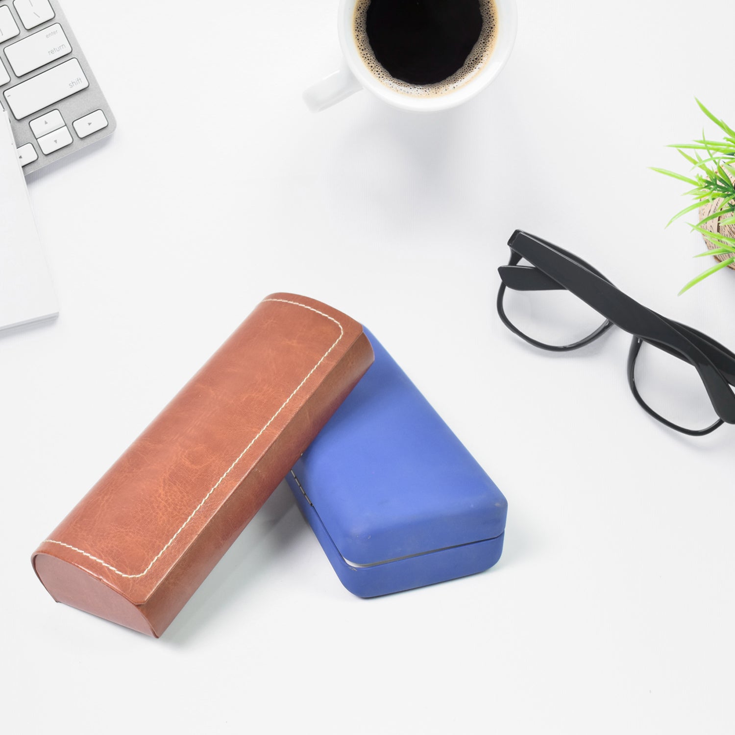 Glasses Case Eyeglasses Holder Storage Box (1 Pc / Mix color & Design) - Shivani Jaswal Glasses Case Eyeglasses Holder Storage Box (1 Pc / Mix color & Design)