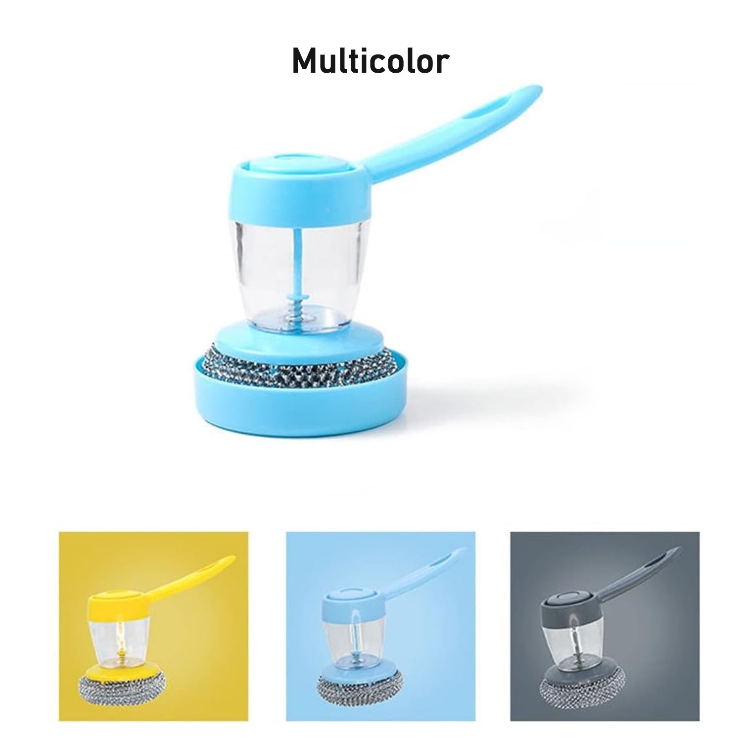 Handheld Soap Dispenser with Scrub (1 Set) - Shivani Jaswal Handheld Soap Dispenser with Scrub (1 Set)