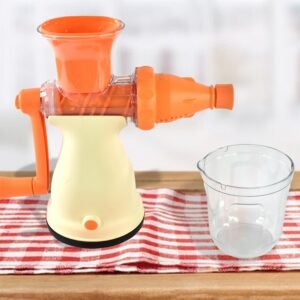 Apex Manual Carrot and Fruit Juicer â€“ Heavy-Duty (1 Pc With Glass)