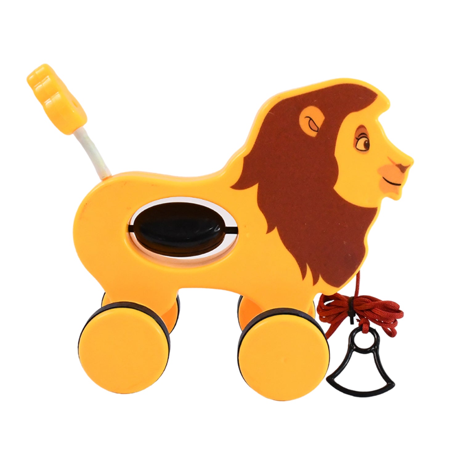 Lion Pull Along Toy, Baby Early Walking Pull Toy (1 Pc) - Shivani Jaswal Lion Pull Along Toy, Baby Early Walking Pull Toy (1 Pc)