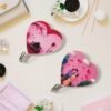 Multipurpose Strong Heart Shape Hook Self-Adhesive hooks (2 Pc Set)