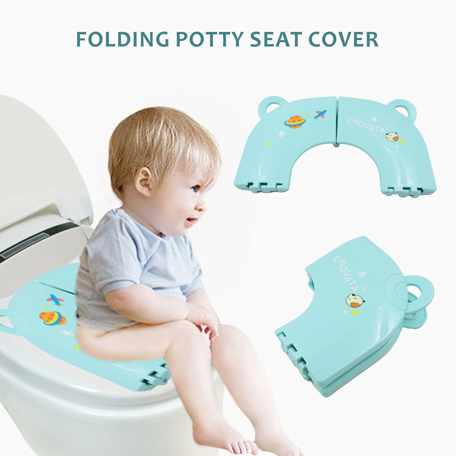 Portable Baby / Kids Toilet Seat Foldable Potty Seat (1 Pc) - Shivani Jaswal Portable Baby / Kids Toilet Seat Foldable Potty Seat (1 Pc)