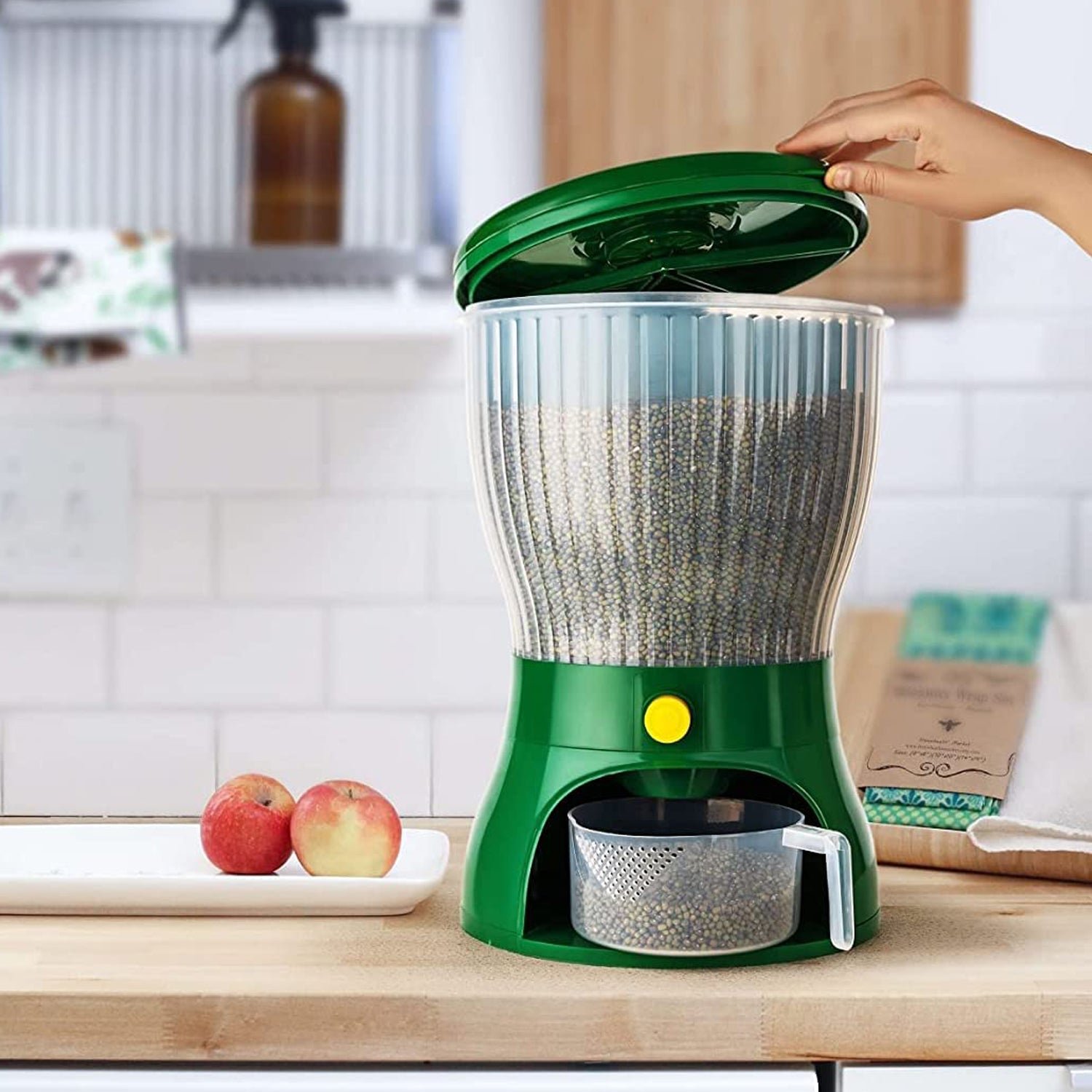 4 in 1 360 Degree Rotation Cereal Dispenser (Approx 10 kg / 1 Pc) - Shivani Jaswal 4 in 1 360 Degree Rotation Cereal Dispenser (Approx 10 kg / 1 Pc)