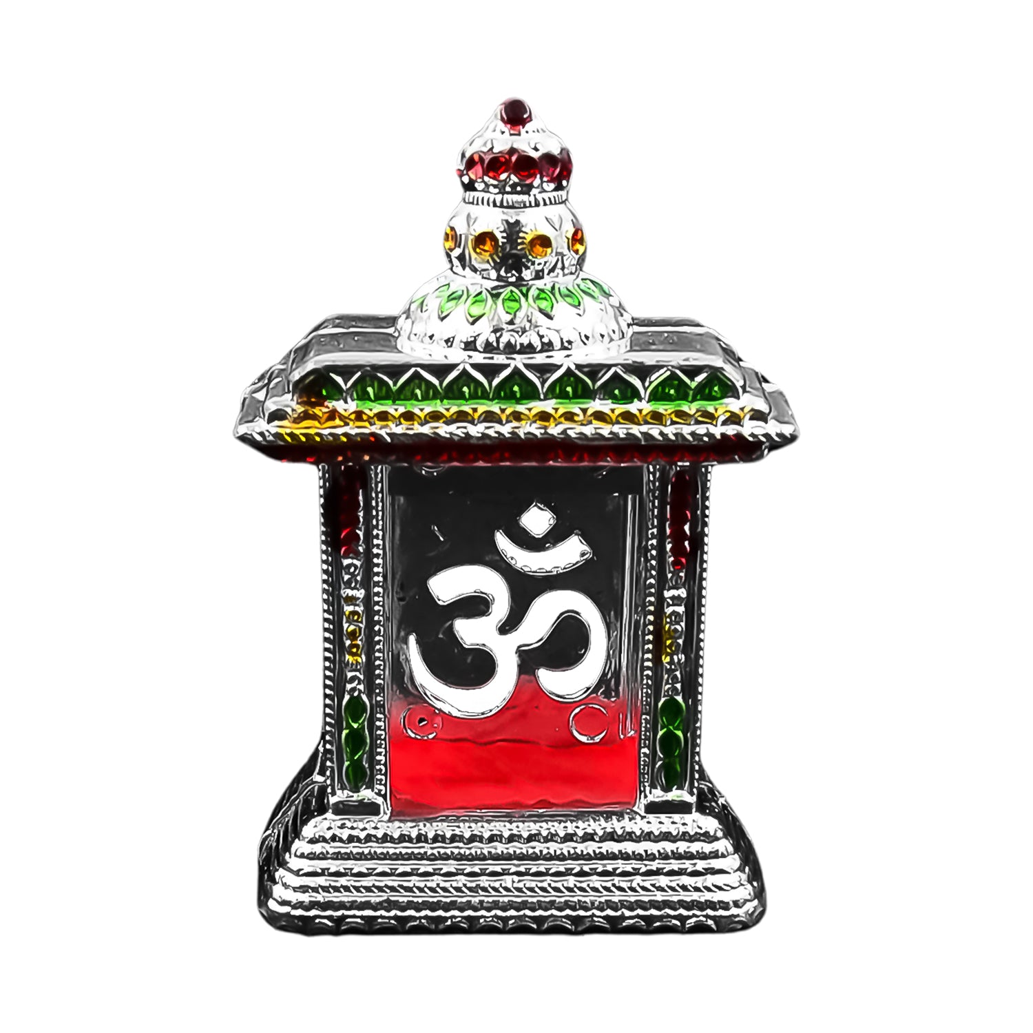 Adhesive Small Om Temple, Car Dashboard Temple (1 Pc) - Shivani Jaswal Adhesive Small Om Temple, Car Dashboard Temple (1 Pc)