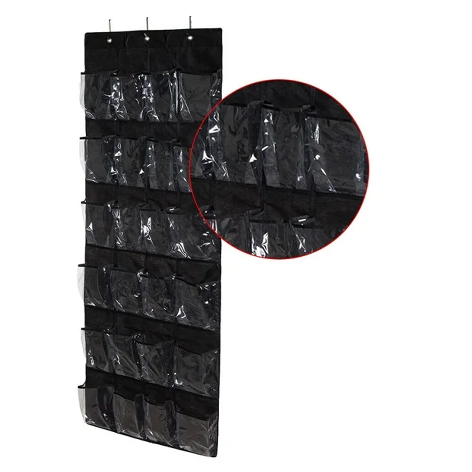 24 Grid Over the Door Shoe Organizer Rack Hanging Storage Space Saver (1 Pc) - Shivani Jaswal 24 Grid Over the Door Shoe Organizer Rack Hanging Storage Space Saver (1 Pc)