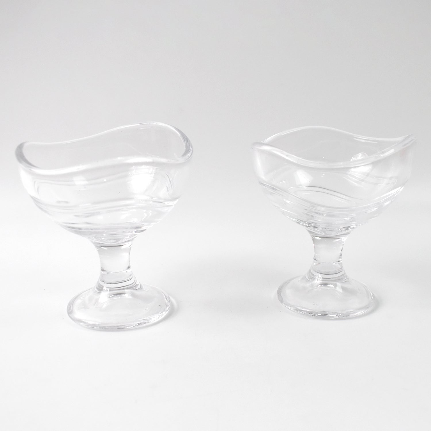 Glass Footed Dessert Bowl, Ice Cream Cup (2 Pcs Set) - Shivani Jaswal Glass Footed Dessert Bowl, Ice Cream Cup (2 Pcs Set)