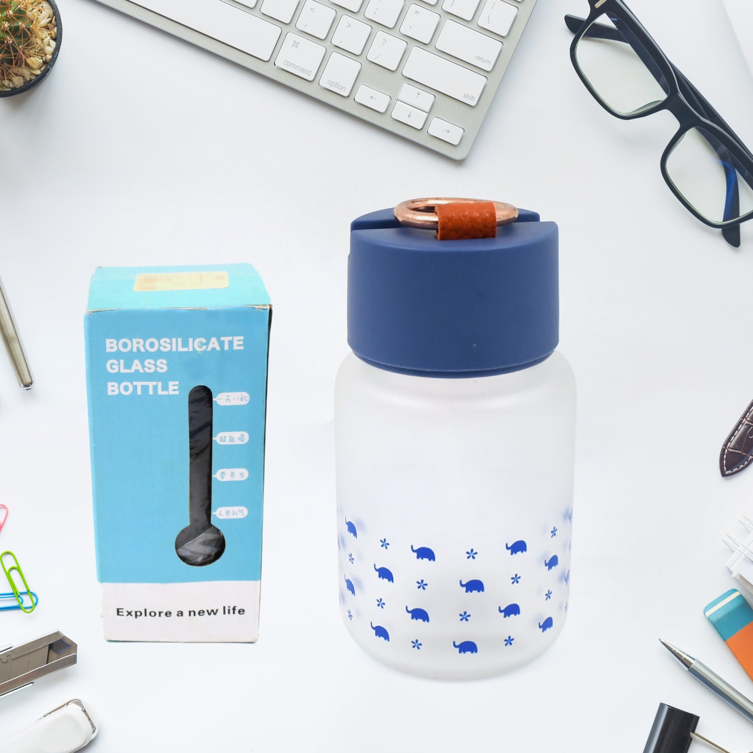 Outdoor Sport Glass water bottle (300 ML Approx / Mix Color / Design) - Shivani Jaswal Outdoor Sport Glass water bottle (300 ML Approx / Mix Color / Design)