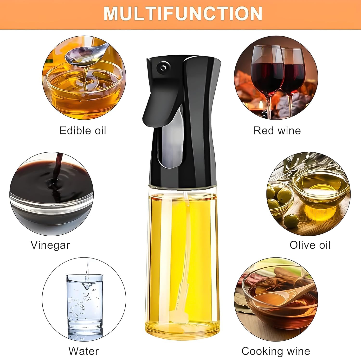 Plastic Oil Spray Bottle - Versatile Kitchen Gadgets (250 ML Approx) - Shivani Jaswal Plastic Oil Spray Bottle - Versatile Kitchen Gadgets (250 ML Approx)