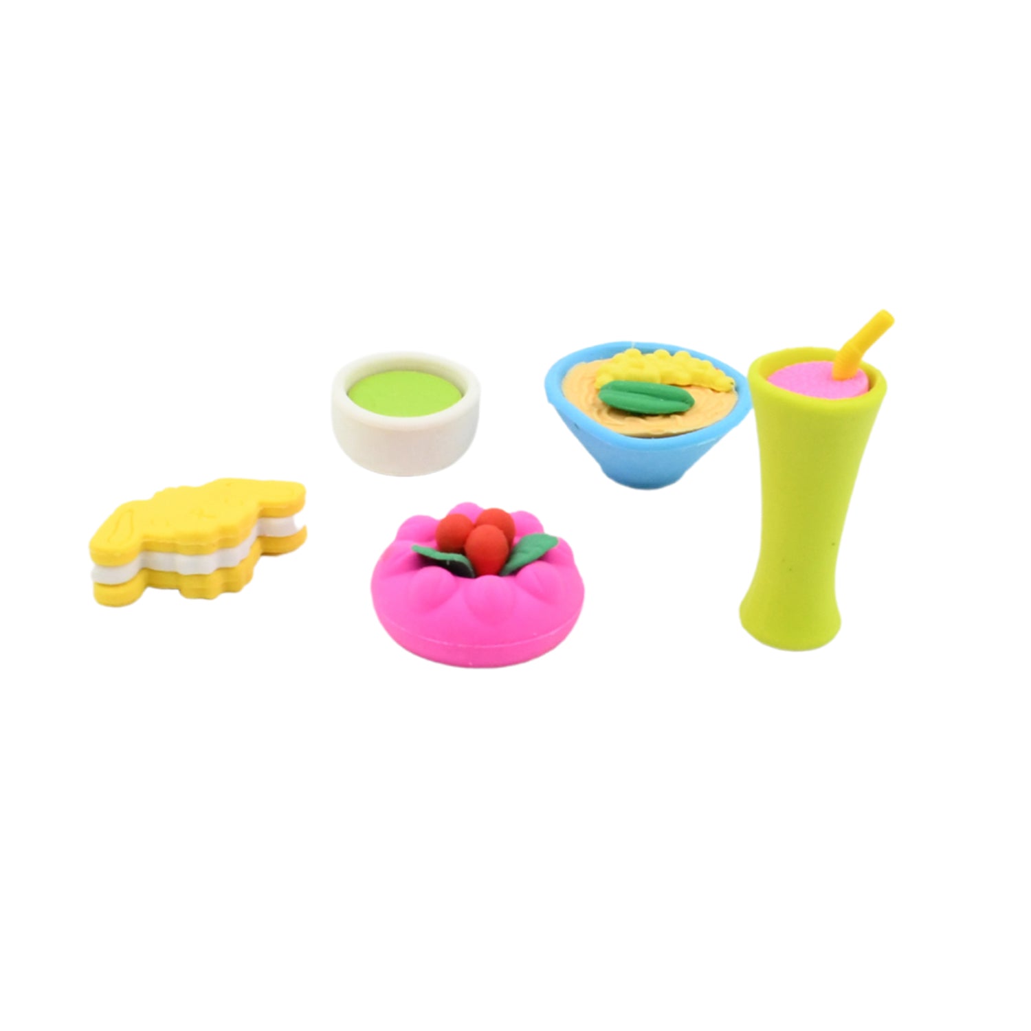 3D Mix Design Fancy & Stylish Colorful Erasers – Cute Novelty Eraser Set for Kids & School Prize (1 Set) - Shivani Jaswal 3D Mix Design Fancy & Stylish Colorful Erasers – Cute Novelty Eraser Set for Kids & School Prize (1 Set)